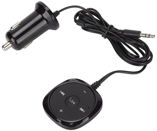 Main image of Sanpyl Car Bluetooth 5.0 Adapter, Handsfree Calling & Audio Receiver, 5V 2.1A USB Charging Port, 3.5mm AUX Input for Cars