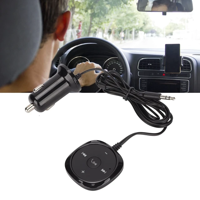 Alt view image 4 of 5 - Sanpyl Car Bluetooth 5.0 Adapter, Handsfree Calling & Audio Receiver, 5V 2.1A USB Charging Port, 3.5mm AUX Input for Cars