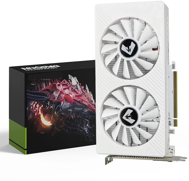 Main image of MOUGOL AMD Radeon RX 580 8GB GDDR5 Gaming Graphics Card, HDMI/DP/DVI White