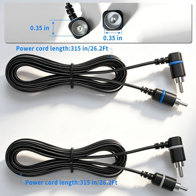 Alt view image 2 of 5 - AHKWK Satellite Speaker Cables Compatible with Vizio V51 M51