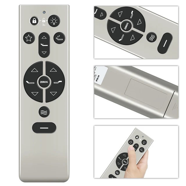 Alt view image 2 of 5 - SJUIF RF396B JLDK.111.13.01 Remote for Tempur-Pedic/KEESON Adjustable Bed