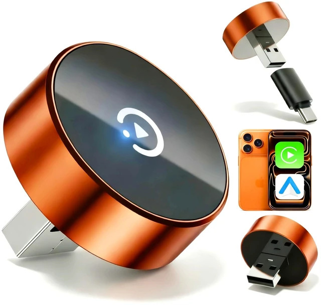 Main image of 2026 Wireless CarPlay Adapter & Wireless Android Auto Adapter 2-in-1