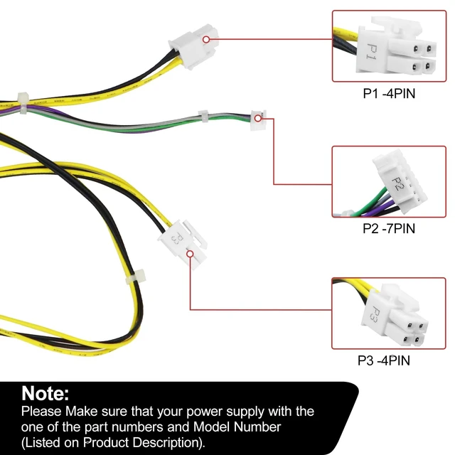 Alt view image 3 of 5 - LXun Upgrad D18-180P1A L08404-002 L07658-003 180W Power Supply Compatible with HP ProDesk 400 G5 SFF 600 G3 SFF 901765-003 901764-003 L07658-001 PA-1181-3HB DPS-180AB-30A 180w D18-180P1A Power Supply