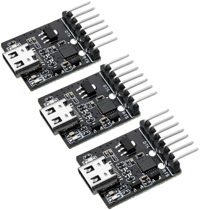 Main image of CH9102F Downloader for ESP32 Development Board, 7Pin Type-C Port, with Auto-Burn Circuit
