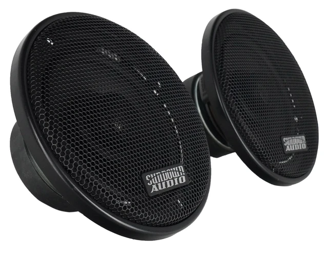 Alt view image 2 of 5 - Sundown Audio Pair E-5.25CX 5.25-Inch 50 Watt RMS Coaxial Car Audio Speakers, Titanium Dome Tweeters, Polypropylene Cones, Grilles Included