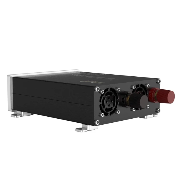 Alt view image 4 of 5 - True 1500W Power Inverter Pure sine Wave DC12V to AC120V Reliable Compact Inverter Stable Output AC outletx2 USBx1 LED Display fanx2,for Solar, Camping, RV, Boat and Voltage-Sensitive Devices