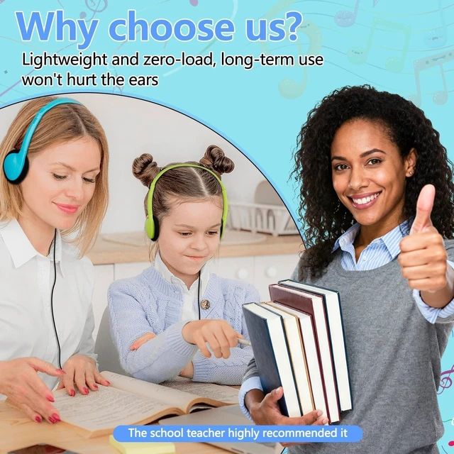 Alt view image 5 of 5 - MENGLALA USB Type C Headphones Bulk for Classroom Kids School 100 Pack