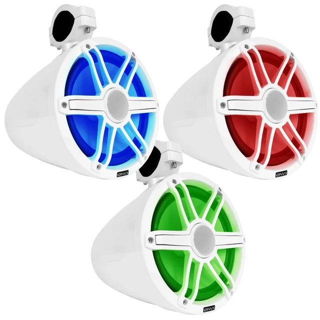 Alt view image 2 of 5 - NVX 8" Marine Tower Speaker (White, Sold Individually)