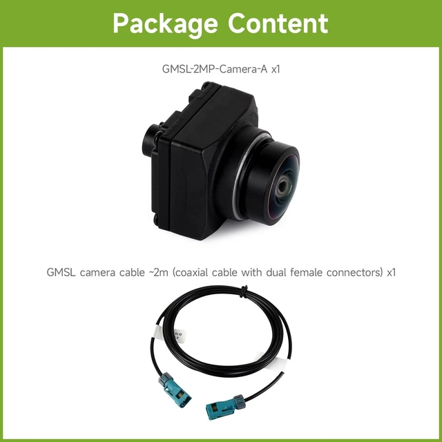 Alt view image 2 of 5 - Waveshare 2MP GMSL Camera Module, Automotive-Grade Image Sensor, Built-in ISP, AA Lens, IP67 Protection Degree and More Durable