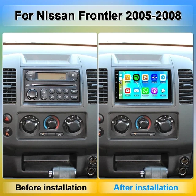 Alt view image 2 of 5 - Android 15 Car Stereo for Nissan Frontier 2005-2008 with Carplay