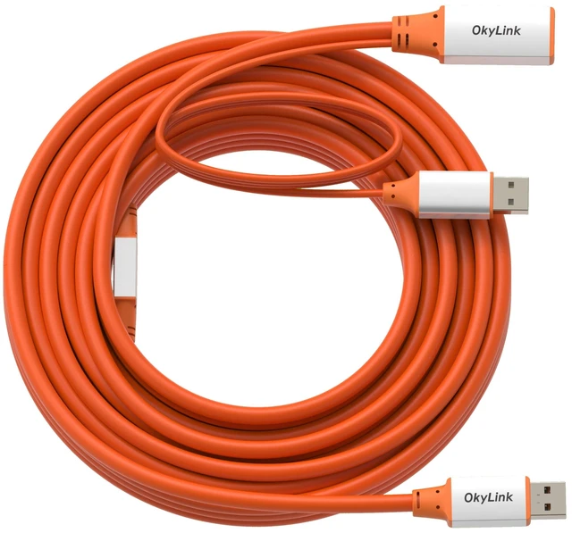 Alt view image 2 of 5 - OkyLink Active USB 3.2 Gen 2 Extension Cable 10Gbps 10Gbps, 32ft