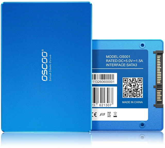 Main image of OSCOO 1TB 2.5" SATA III SSD, 568TBW Endurance, 3D TLC NAND, Up to 560MB/s