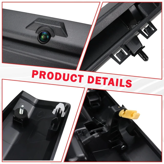 Alt view image 4 of 5 - Tailgate Handle Backup Rear View Camera Without Release Button