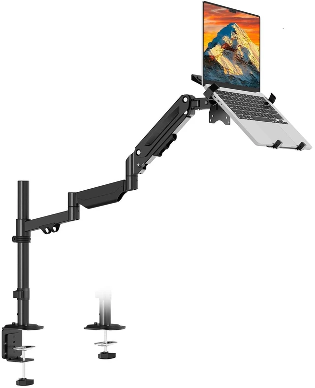 Main image of PUTORSEN Laptop Desk Mount for Max 18'' Laptop & 17-32'' Monitor