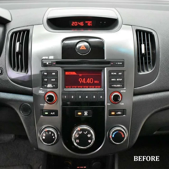 Alt view image 2 of 5 - 4+64G Double Din Car Stereo Radio for Kia Forte 2009-2017(Manual A,C)