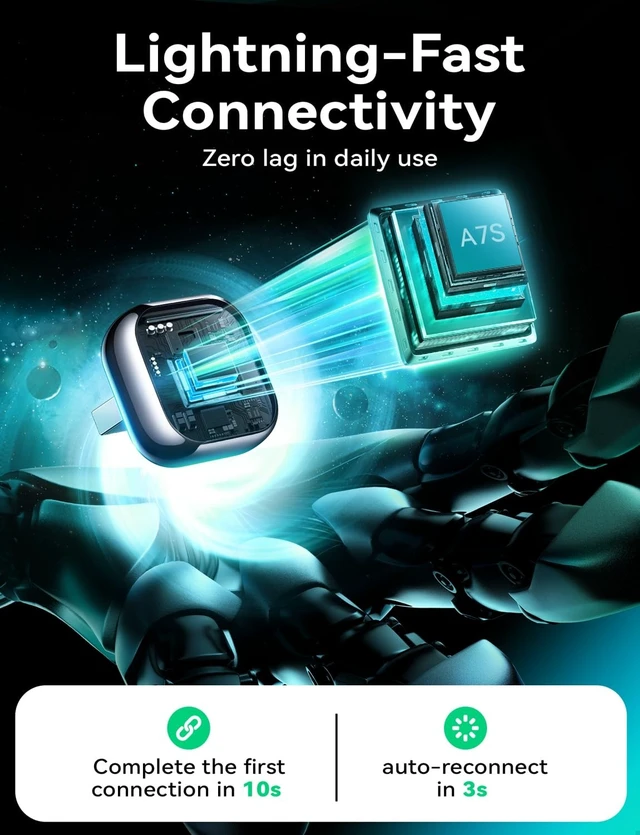 Alt view image 3 of 5 - Mavlou Wireless Carplay & Android Auto Adapter, Metal Design Mini & Stable 2-in-1 Dongle, Convert Vehicle's Wired CarPlay/AA to Wireless, for iOS 10+/Android 11+ & Cars from 2016