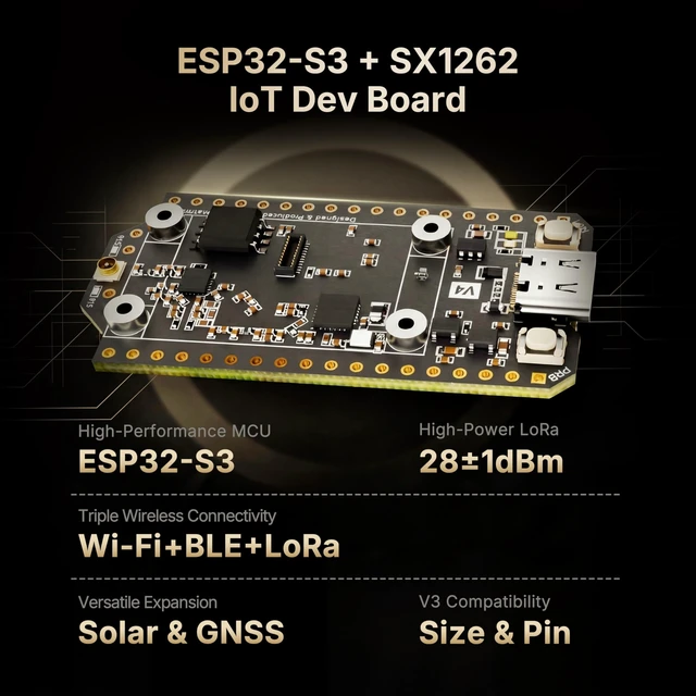 Alt view image 2 of 5 - Reeseephelte Meshtastic LoRa V4 Development Board - No Screen