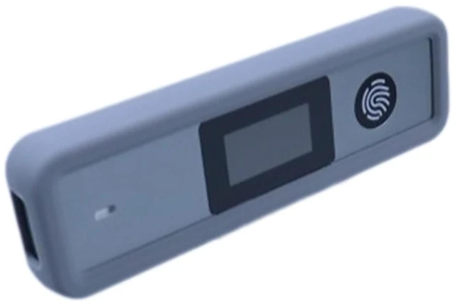 Main image of BaoFufc NVMe SSD Enclosure Support Visual LCD Fingerprint Encryption USB3.2 for Efficient Data Transfer External Enclosure