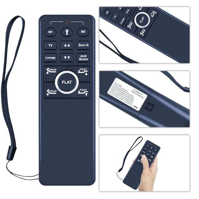 Alt view image 2 of 5 - SJUIF HJH89B Remote for MLILY/EGOHOME/Broward/Slumba/Richmat Adjustable Bed