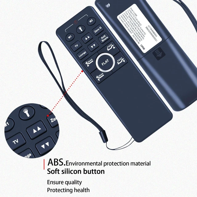 Alt view image 3 of 5 - SJUIF HJH89B Remote for MLILY/EGOHOME/Broward/Slumba/Richmat Adjustable Bed