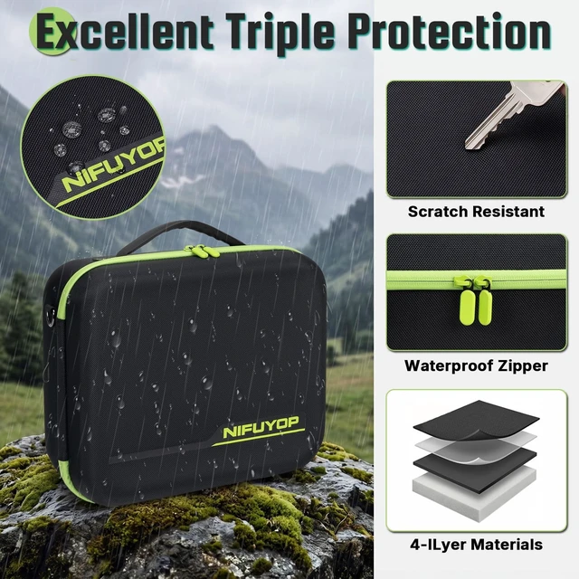 Alt view image 3 of 5 - Case for Starlink Mini, Waterproof Travel case Fits Star Link Mini Dish
