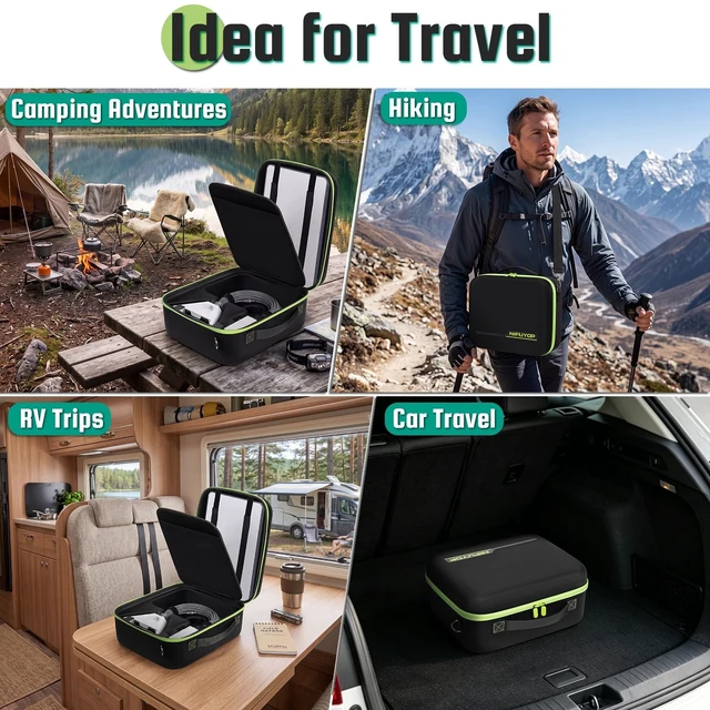 Alt view image 4 of 5 - Case for Starlink Mini, Waterproof Travel case Fits Star Link Mini Dish