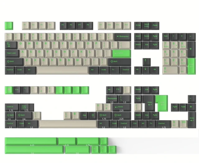 Main image of surmen Classic Cherry Profile Keycaps Set, 170 Keys PBT Double Shot Gaming Keyboard Replacement Keys for Multi-Size Mechanical KeyboardCherry Trees