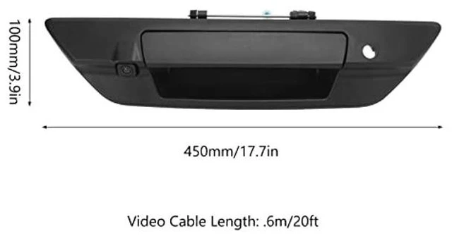 Alt view image 5 of 5 - Car Trunk Handle Color Backup Camera, Parking Camera Backup Assistant Reversing Cam Replacement for 20172021, IP66 150170 Wide Angles(Black)