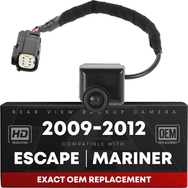 Main image of Rear View Backup Camera, Reverse Park Assist - Compatible with 2009-2012 Ford Escape, 2009-2012 Ford Escape Hybrid, 2010-2011 Mercury Mariner, 2010 Mercury Mariner Hybrid - OEM AL8Z19G490A, FO1960105