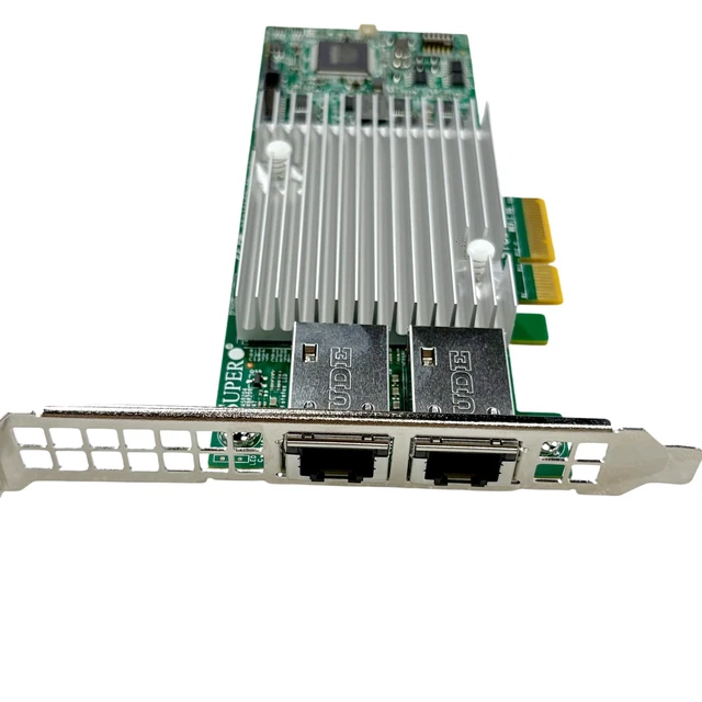 Alt view image 4 of 5 - SXTAIGOOD AOC-STGS-i2T X550-T2 Dual Port RJ45 NIC 10GbE Ethernet Adapter