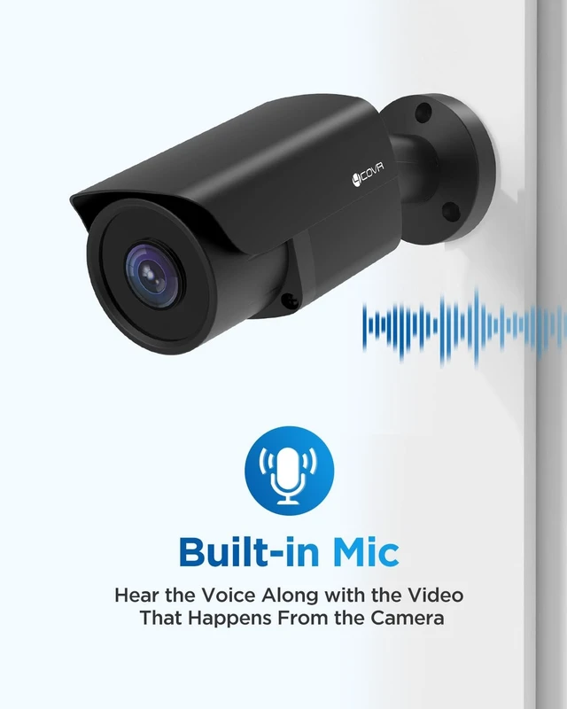 Alt view image 4 of 5 - 4COVR 4K PoE Security IP Bullet Surveillance Camera Outdoor, LY37EB8MA