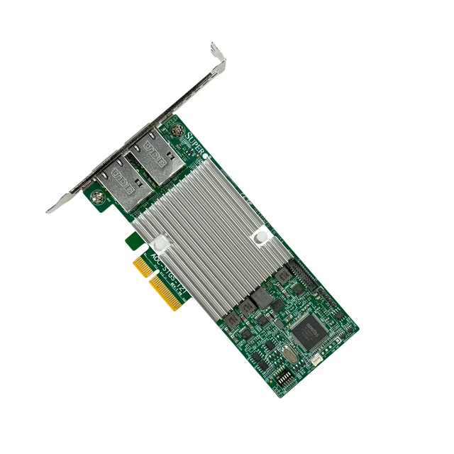 Alt view image 2 of 5 - SXTAIGOOD AOC-STGS-i2T X550-T2 Dual Port RJ45 NIC 10GbE Ethernet Adapter