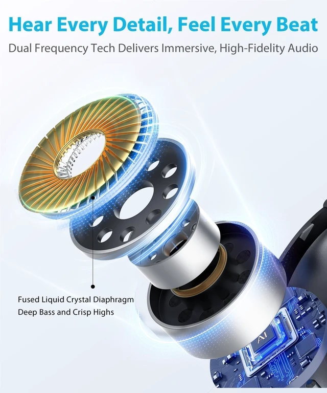 Alt view image 5 of 5 - Boytond Ultra Open Ear Earbuds - Comfort Clip On Earbuds, Wireless Bone Headphones Design for Long Listening, Fast Charging for Running, Sports, and Travel, Gloss Silver