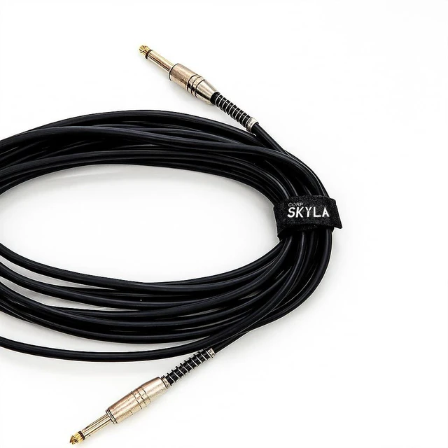 Main image of Corp Skyla Guitar Instrument Cable Premium 1/4 Inch Plug Low Noise Professional Audio (118, Inches)