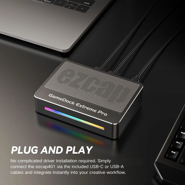 Alt view image 4 of 5 - ezcap401 4K Video Capture Card, HDMI 2.1, 4K144 Ultra-Low Latency