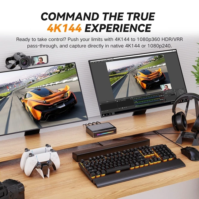 Alt view image 2 of 5 - ezcap401 4K Video Capture Card, HDMI 2.1, 4K144 Ultra-Low Latency