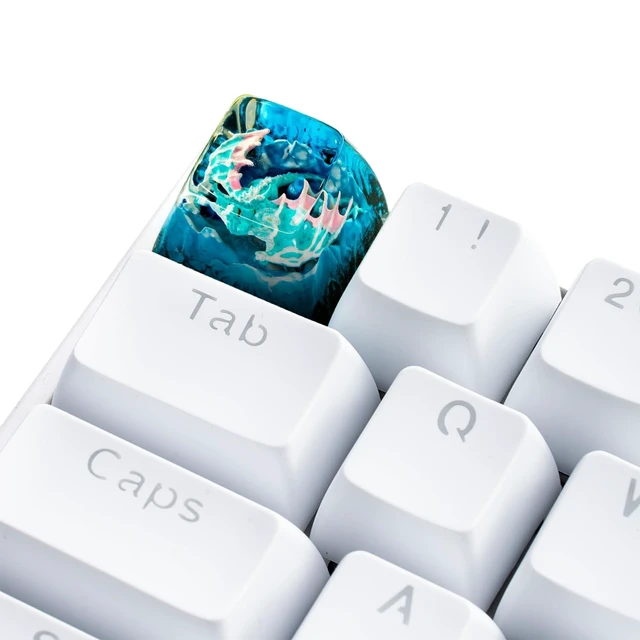 Alt view image 2 of 5 - Artisan Keycap for DIY Replacenment, Handmade Resin Keycap, Dragon Custom Keycaps for Switch Gaming, Cherry MX Mechanical Keyboards