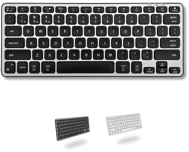 Main image of Macally Compact Backlit Bluetooth Keyboard for Mac Space-Saving, Rechargeable Multi-Device Compatible Apple Wireless Keyboard for MacBook Pro/Air, iMac, Mac mini