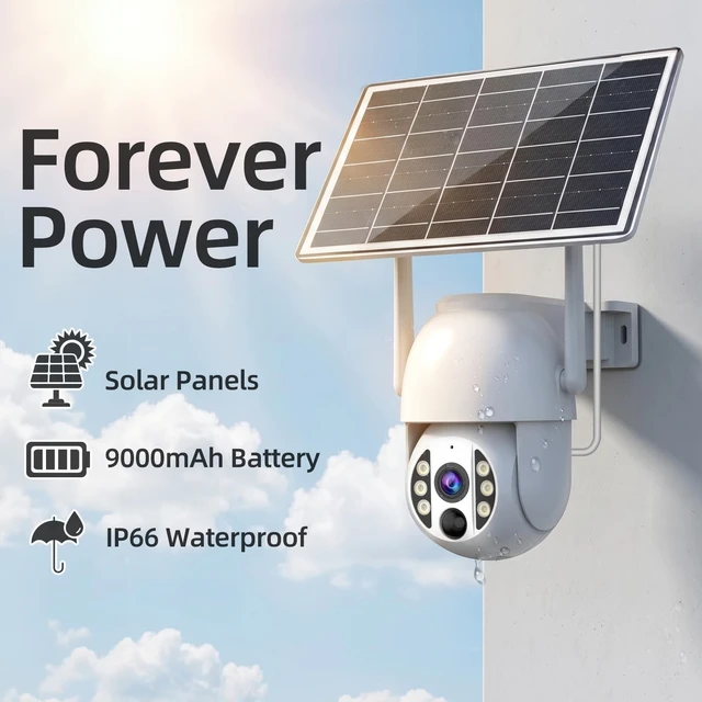 Alt view image 3 of 5 - JOOAN 2K Solar 4G LTE Security Camera for Remote Areas, No WiFi, No Power