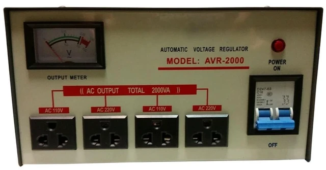 Main image of WGC 2000 Watt Step Up/Down Voltage Converter Transformer AVR-2000, 5 Year Warranty, Fuse Protection and Automatic Voltage Regulator - Two Way Transformer - 110 to 220 V or 220 to 110 V (2000 WATTS)