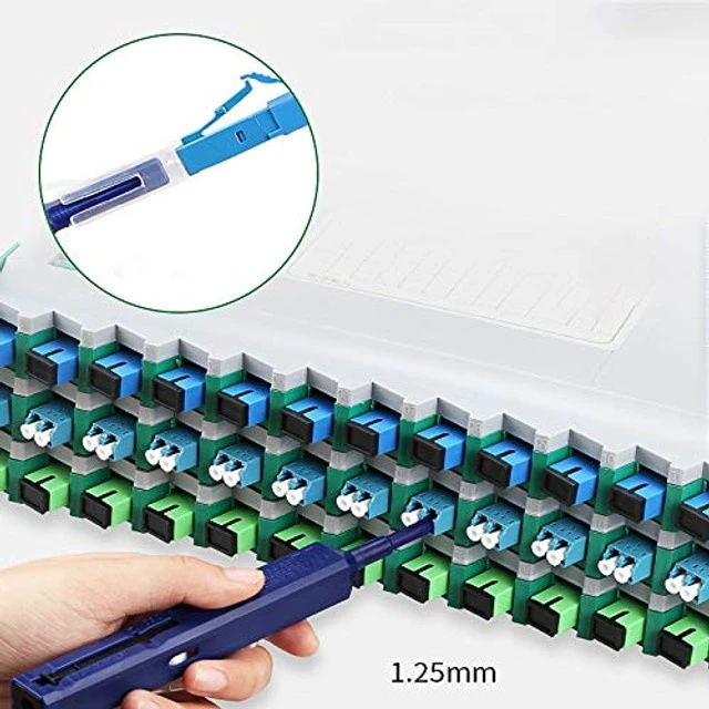 Alt view image 5 of 5 - Yicizol Fiber Optic Cleaning Kit Optical Fiber Cleaner Tools with Fiber Cleaning Cassette for FC SC ST LC MU Connectors, 1.25mm/2.5mm Fiber Cleaner Pens, Cleaning Swabs Wipes (MK-200)