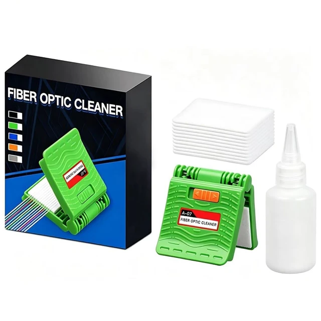 Alt view image 3 of 5 - Yicizol Fiber Optic Cleaning Kit Optical Fiber Cleaner Tools with Fiber Cleaning Cassette for FC SC ST LC MU Connectors, 1.25mm/2.5mm Fiber Cleaner Pens, Cleaning Swabs Wipes (MK-200)