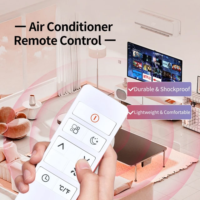Alt view image 2 of 5 - New Replacement AC Remote Control for Black+Decker Portable Air Conditioner, Fit for BPACT05SM