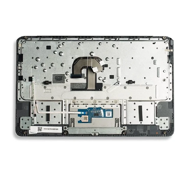 Alt view image 2 of 5 - Rinbers Laptop Palmrest Upper Case Top Cover with Keyboard and Touchpad Assembly Replacement Part for HP Chromebook 11 G6 EE TPN-Q203 L14921-001 L14922-001 L92334-001 L52192-001