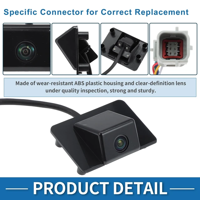Alt view image 4 of 5 - HOPESPANNER Rear View Camera for Cadillac Escalade for Chevrolet Tahoe Suburban 1500 2500 for GMC Yukon XL 1500 2500 2009-2014 Park Assist Backup Reverse Camera Replace No.22913932/19211811