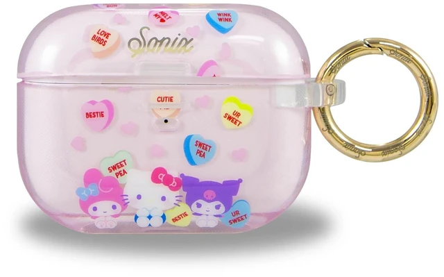 Main image of Sonix Case for AirPods Pro 3 ^^ Hard Shell Cover with Luxe Keychain Clip ^^ Sanrio x Sweethearts