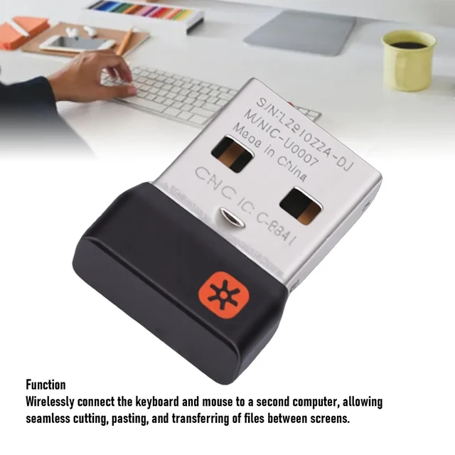Alt view image 3 of 5 - Decumeby USB Dongle Receiver, 2.4 GHz Wireless USB Receiver for MK235 MK245 MK270 MK275 MK295 MK315 MK345 Keyboard Mouse, Plug and Play
