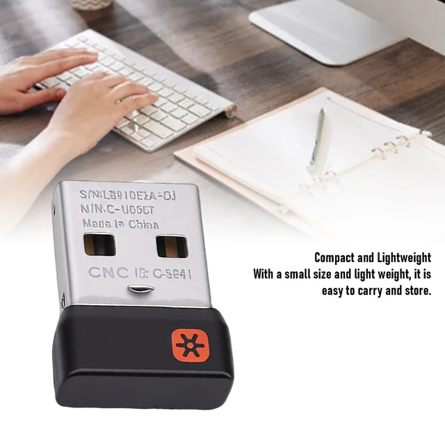 Alt view image 4 of 5 - Decumeby USB Dongle Receiver, 2.4 GHz Wireless USB Receiver for MK235 MK245 MK270 MK275 MK295 MK315 MK345 Keyboard Mouse, Plug and Play