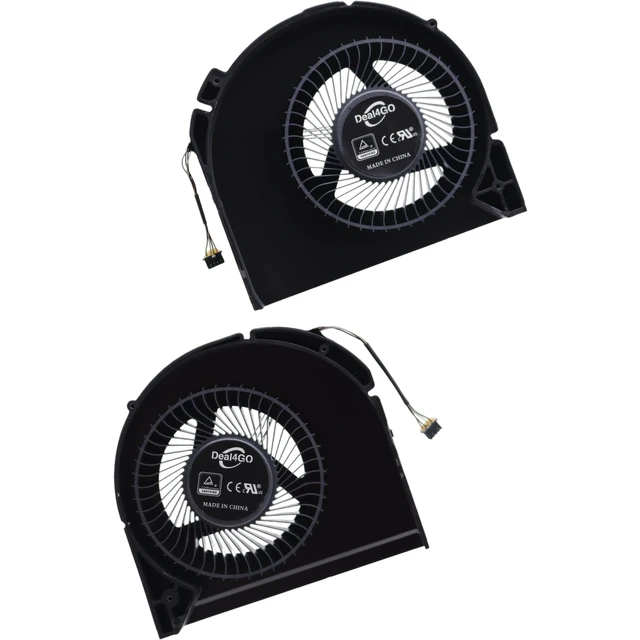 Alt view image 4 of 5 - Deal4GO CPU GPU Graphics Cooling Fan kit R95XY X7RP6 VXTNG Replacement for Dell Precision 7760 7750 with UMA or Quadro T1000