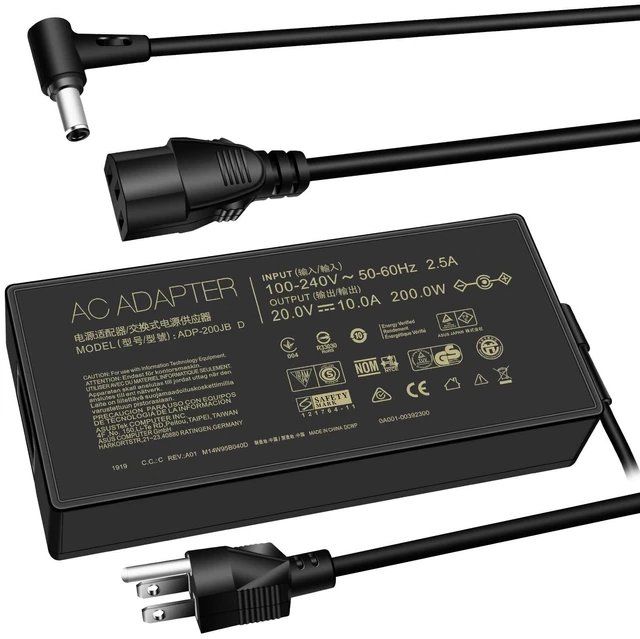Main image of SigdoHoy 200W Charger Compatible with Asus Tuf Dash F15 A15 A17 F17 FX516 FX517, Rog Zephyrus G15 GA503 Laptop
